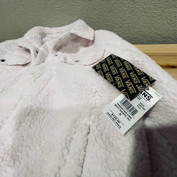 Womens vans small boxy sherpa jacket NWT - Picture 5 of 5